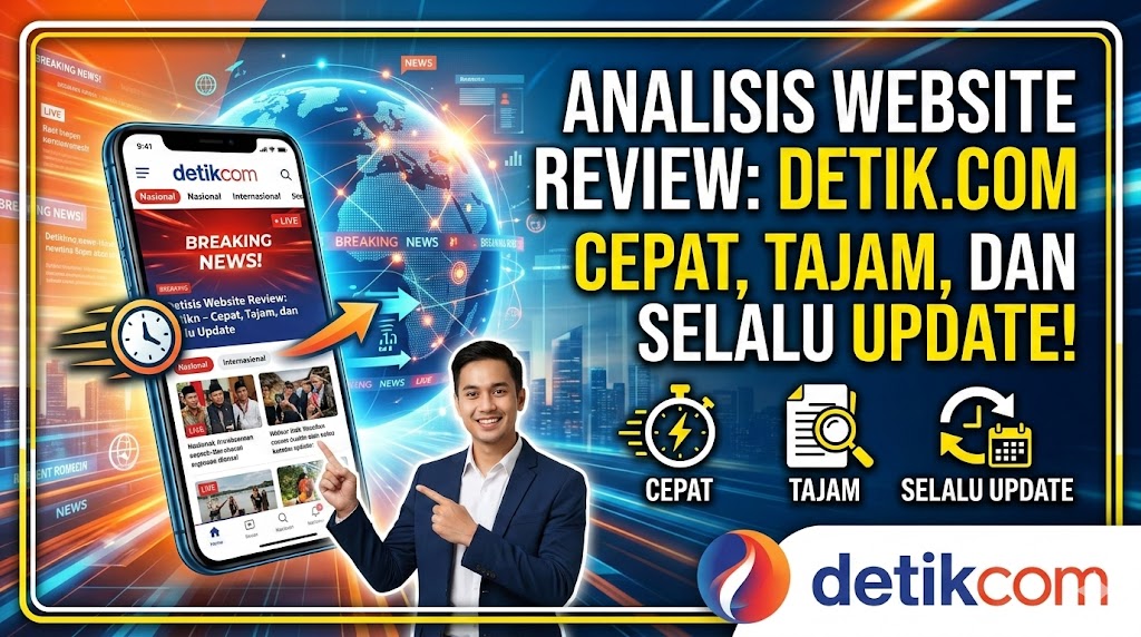 Review Mendalam Detik.com: Strategi, Performa, dan Dominasi Portal Berita Digital Indonesia